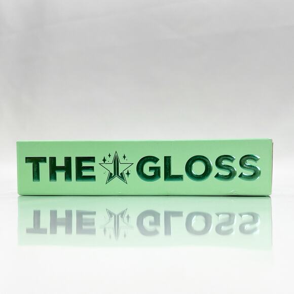 JEFFREE STAR The Gloss PEACH PRICE TAG Lipgloss Soft Peach Green Pearl - Picture 3 of 5